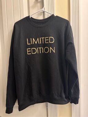 Limited Edition Black Crewneck Sweater